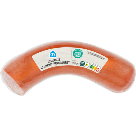 AH Gerookte Gelderse Kookworst / Smoked Gelderland Cooked Sausage 300g