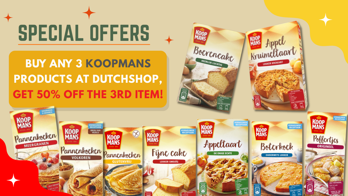 Koopmans Speculaas Oud-Hollands Recept (400 gram) (Best Before 28 May 2026)