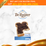De Ruijter Chocoladevlokken Melk（300 克）（折扣/9 月 1 日前最佳）