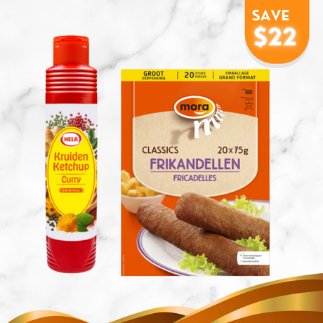 Mora Deep Fryer Classics Frikandellen: 20 pieces (20 x 75 gram)