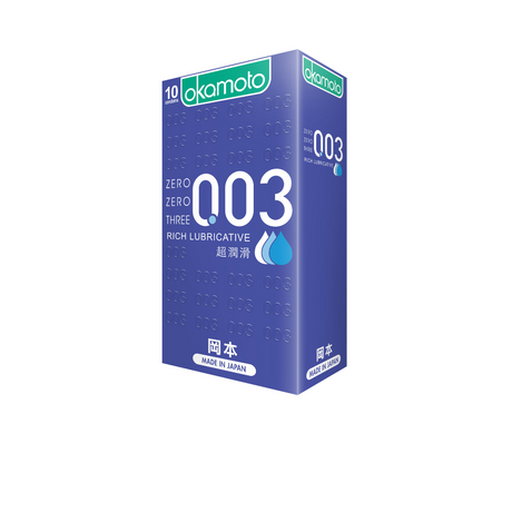 【NEW】Okamoto 0.03 Rich Lubricative Condoms (10 pcs per pack)