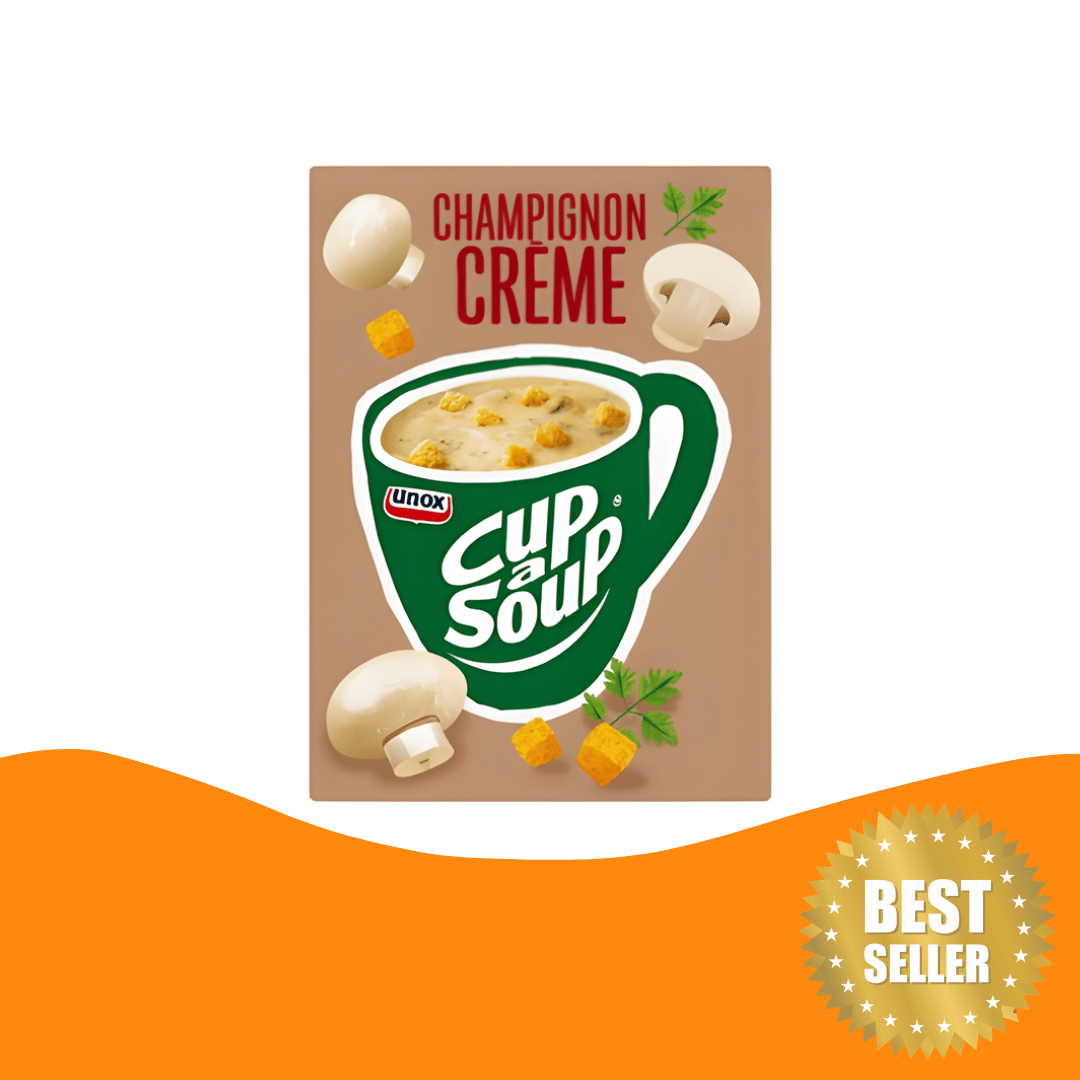 Unox Cup-a-Soup Champignon Crème 即沖蘑菇忌廉湯（3包裝 × 每包17克）