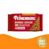 Peijnenburg Dubbel lekker naturel 4 stuks (4 x 49 gram) (Best Before 30 June 2026)