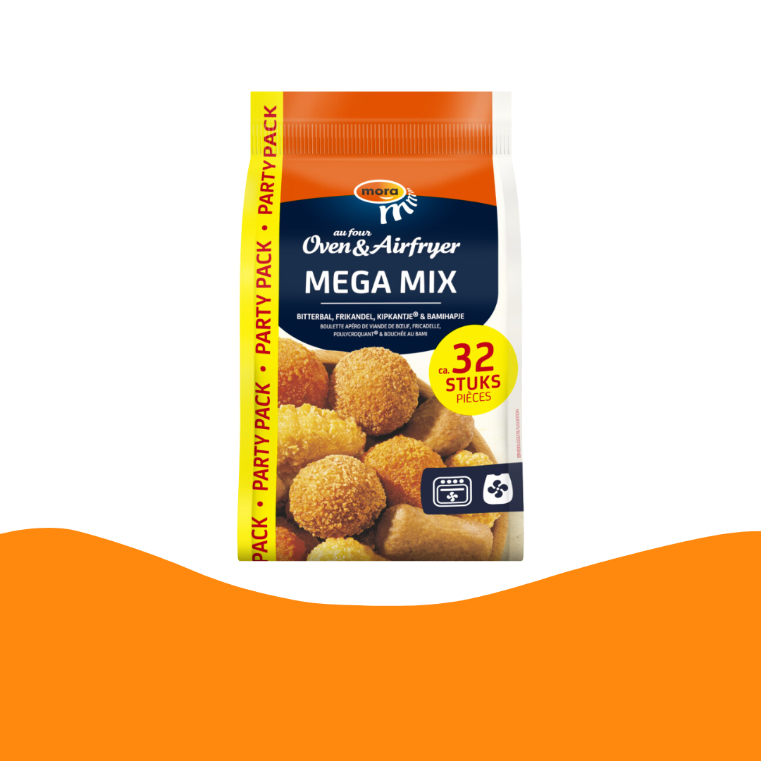 Mora Oven & Airfryer Mega Mix 32 pieces (624 gram)