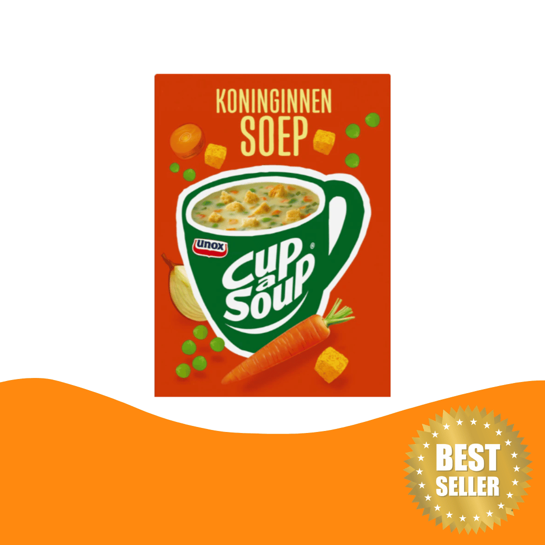 Unox Cup-a-Soup Koninginnen 即沖紅蘿蔔青豆湯（3包裝 × 每包18克）