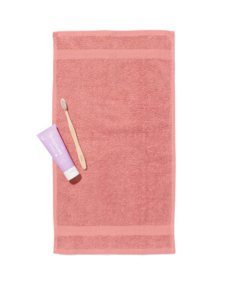 Hema Gastendoek Oudroze / Guest Towel  Pink (30 x 55 cm)