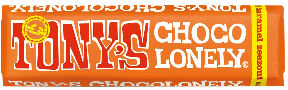 Tony's Chocolonely Caramel Sea Salt Chocolate 47 gram (NEW)
