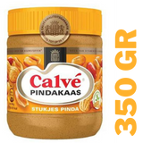 Calve Pindakaas met stukjes pinda / Crunchy peanut butter ( 350 gram )