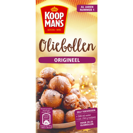 Koopmans Oliebollen bake mix original 500g