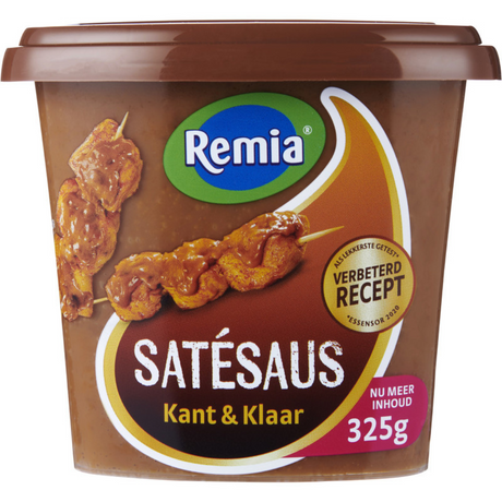 Remia Satesaus (325 gram)/Satesaus (kant-en-klaar)